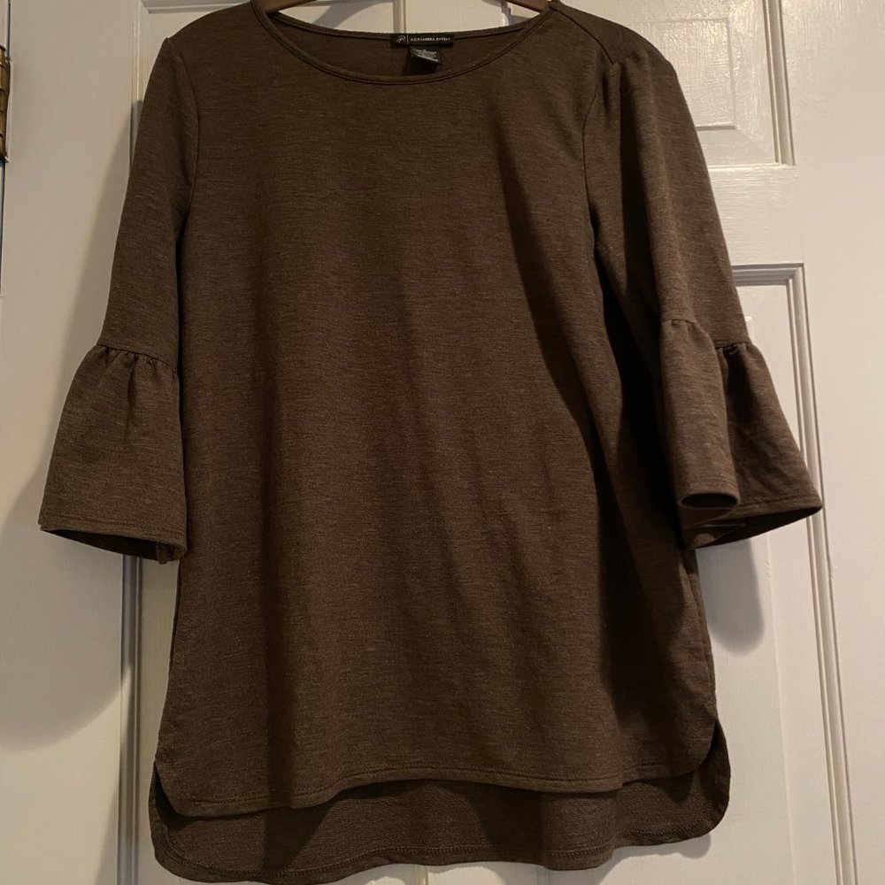 Adrianna Papell Top with Peplum Sleeves